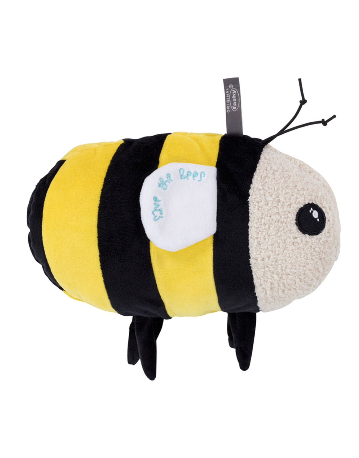 Fashy 0.8 Litre Cuddly Hot Water Bottle with Bee Cover - Product