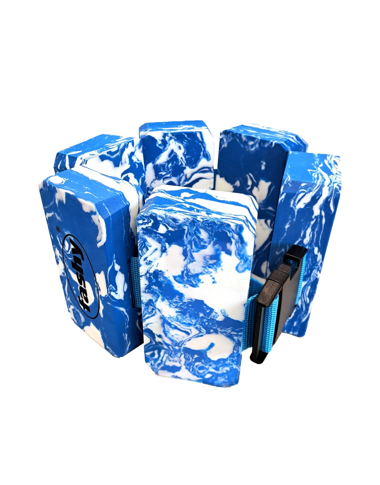 Fashy Adult Aqua 6-Pads Swim Belts - Blue/White