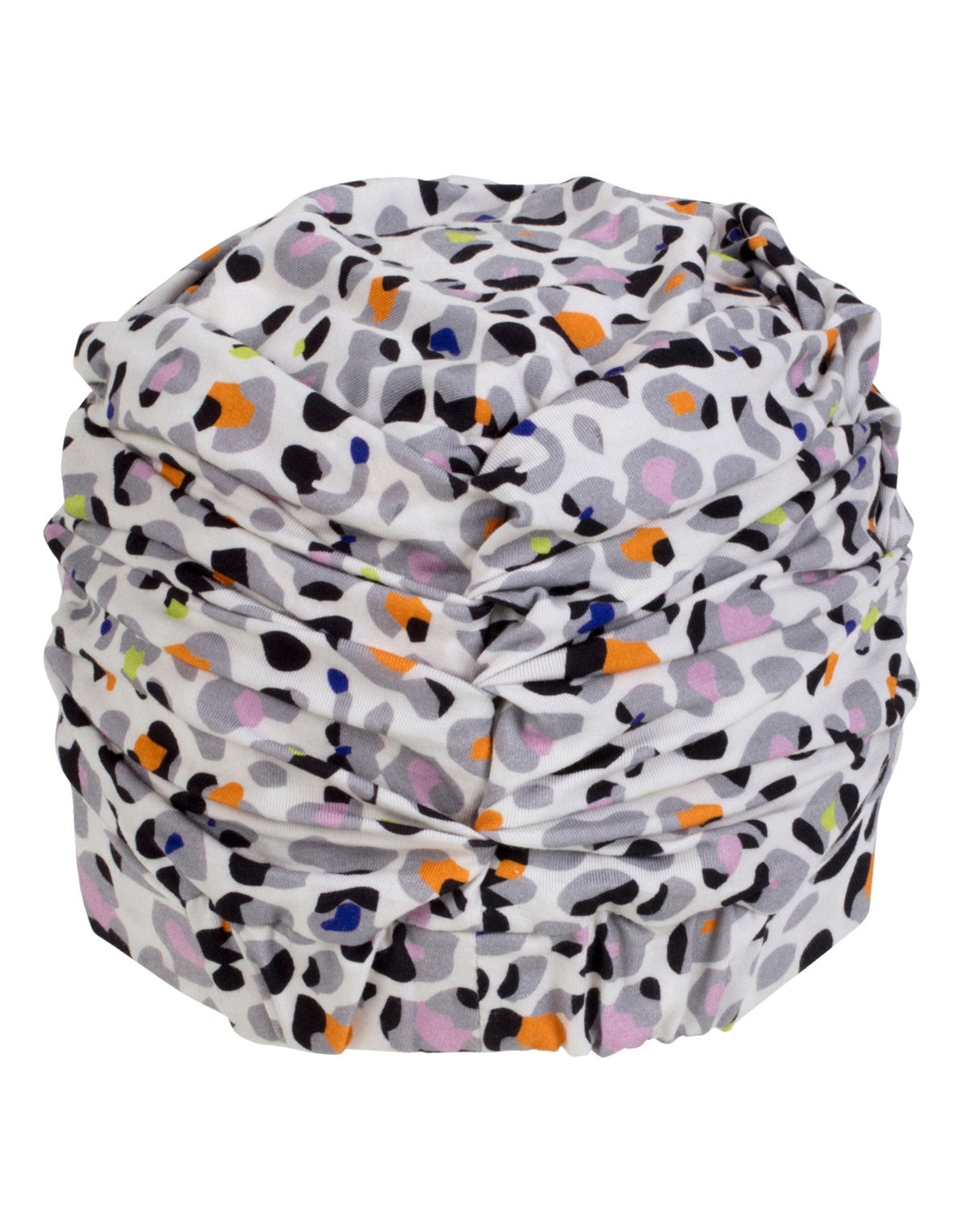 Fashy Pleated Soft Fabric Cap - Multi - White/Multi - Product