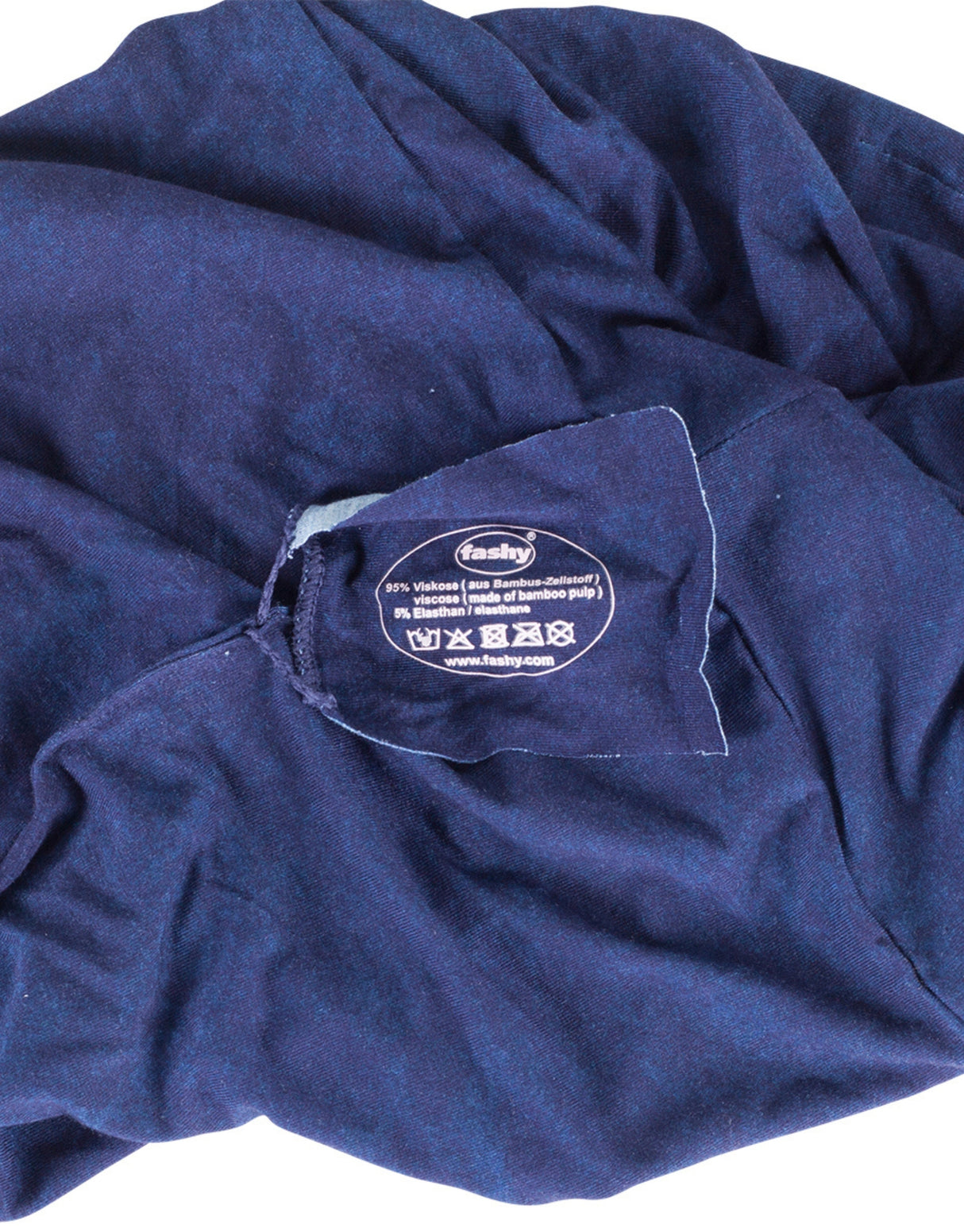 Fashy Reversible Soft Fabric Cap - Navy - Product Tag