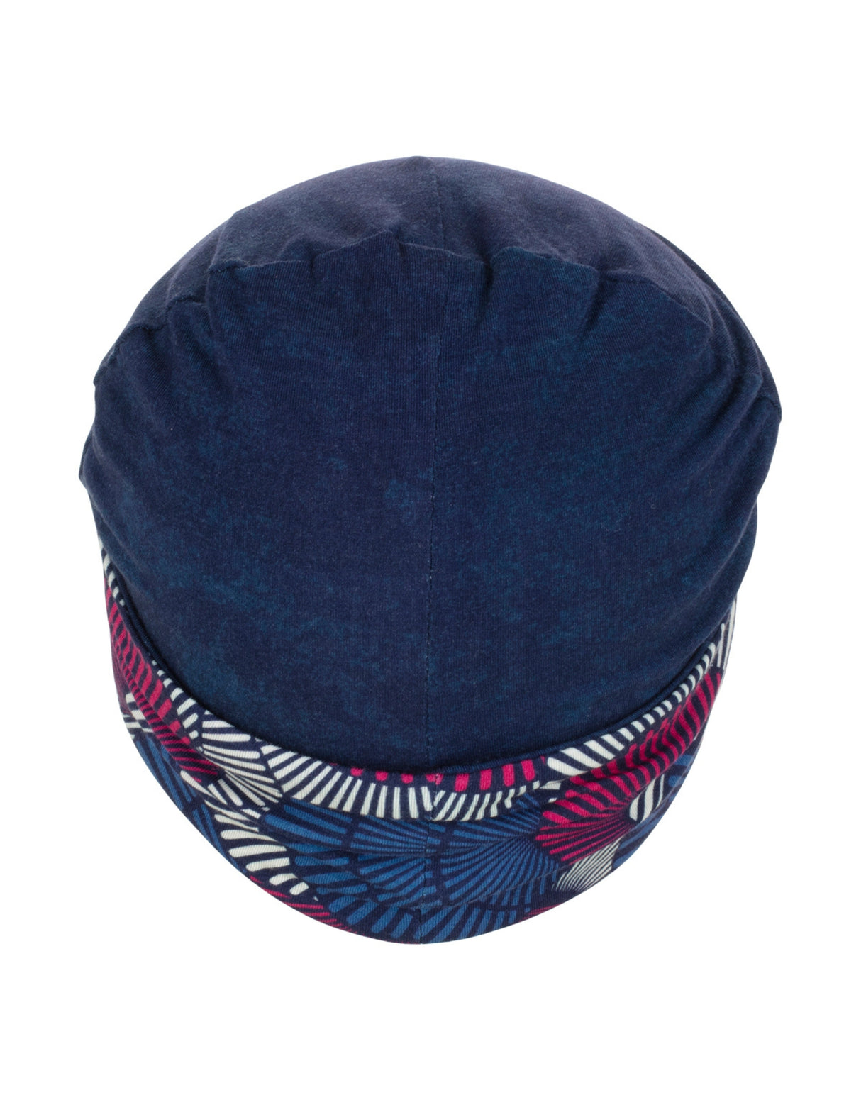 Fashy Reversible Soft Fabric Cap - White/Blue/Pink - Product Reverse Back