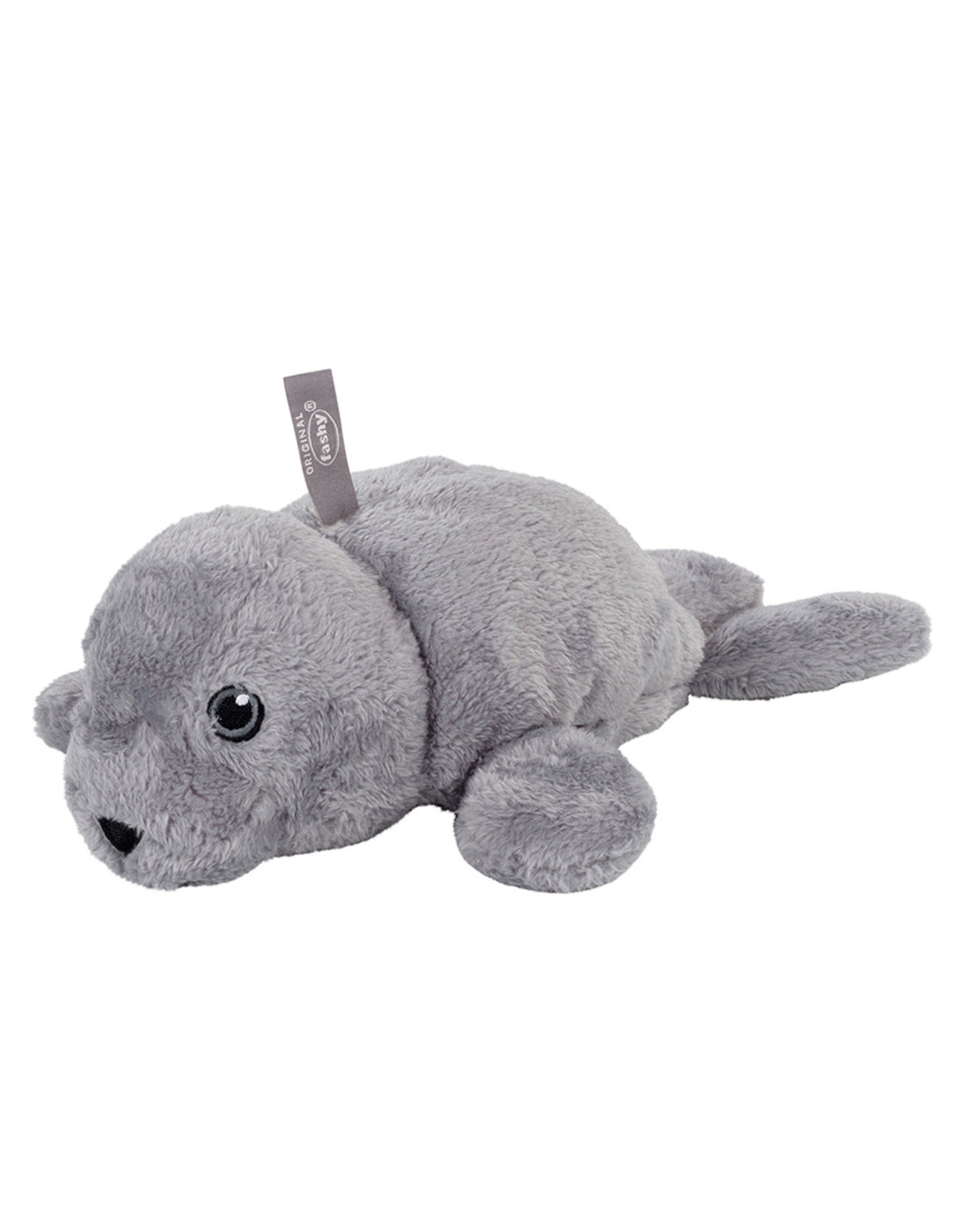 Fashy 0.3 Litre Mini Cuddly Hot Water Bottle with Seal 'Snorre' Cover