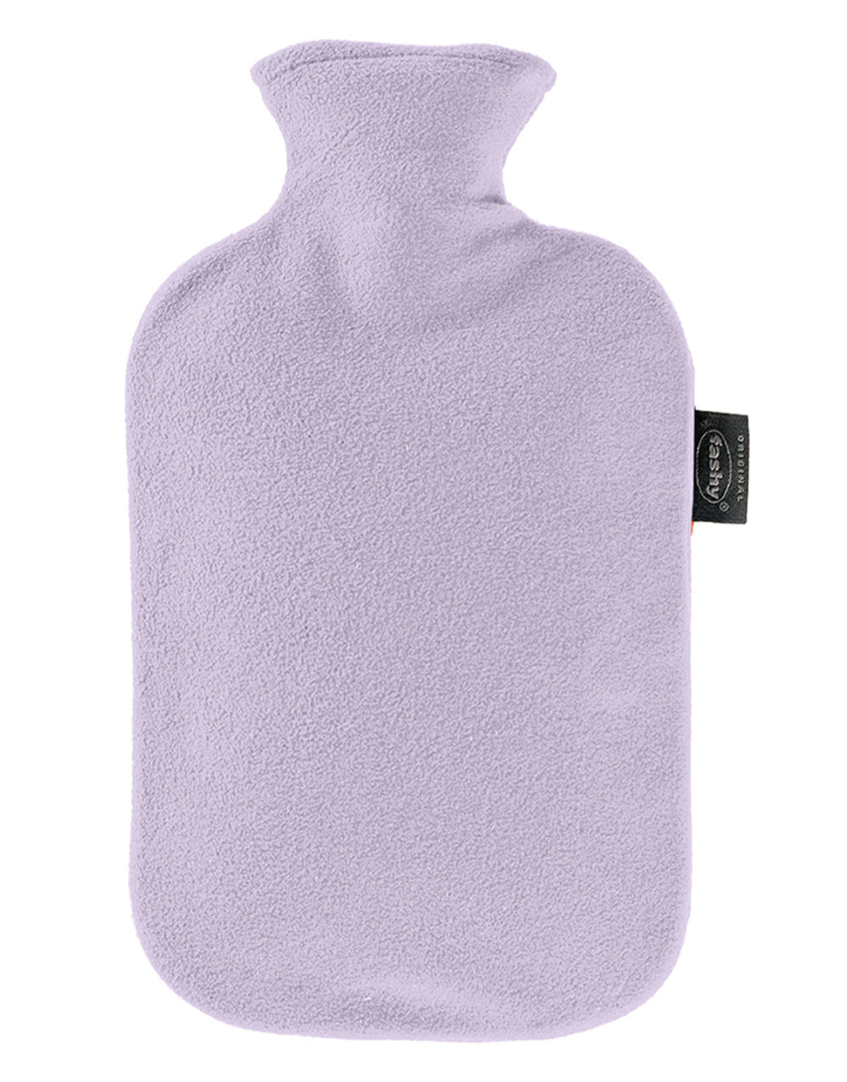 Fashy 2 Litre Hot Water Bottles with Fleece Cover - Light Purple