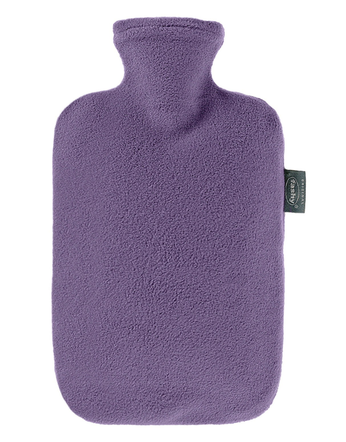 Fashy 2 Litre Hot Water Bottles with Fleece Cover - Purple