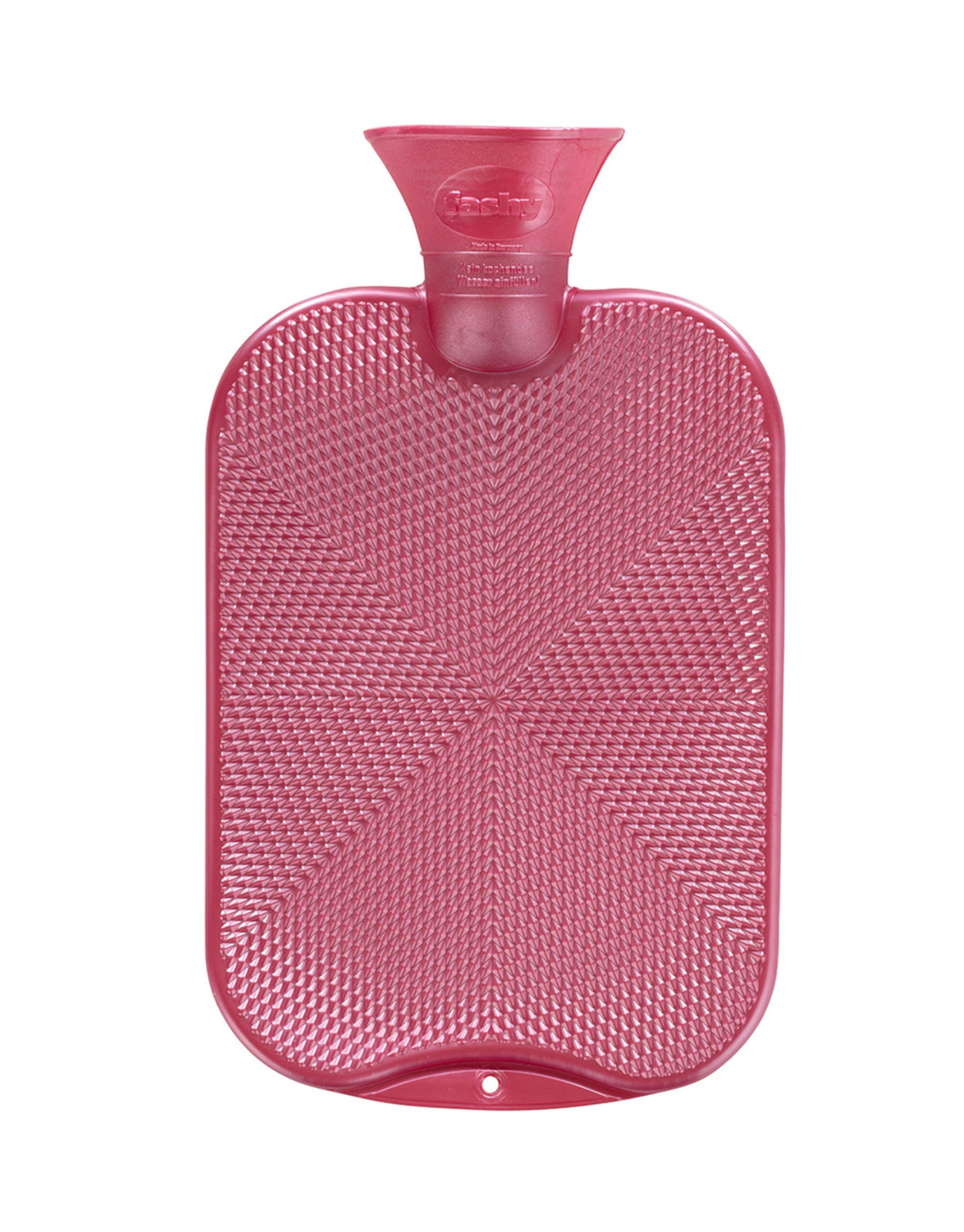 Fashy 2 Litre Crystal Star Pattern Hot Water Bottle - Pink