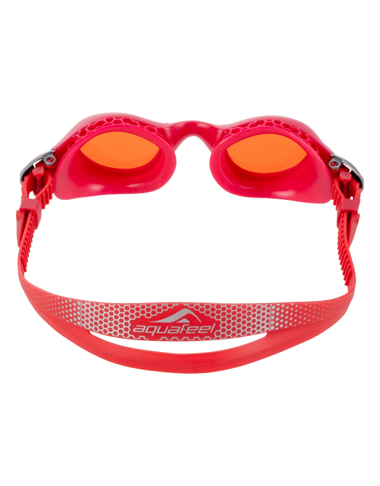 Aquafeel Junior Ergonomic Swim Goggles - Red - Product Back