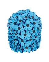 Fashy Rubber All Over Folower Swim Cap - Blue - Product Back