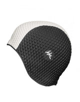 Fashy Two Tone Bubble Swim Cap - Black/White