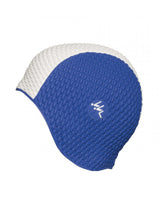 Fashy Two Tone Bubble Swim Cap - Navy/White