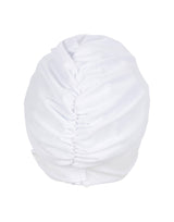 Fashy Applique Fabric Swim Cap - White - Product Back