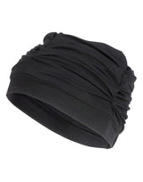 Fashy Pleated Soft Fabric Cap - Classic - Black - Product Side