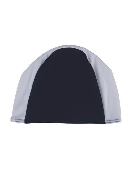 Fashy Adult Fabric Swim Cap - Black/White