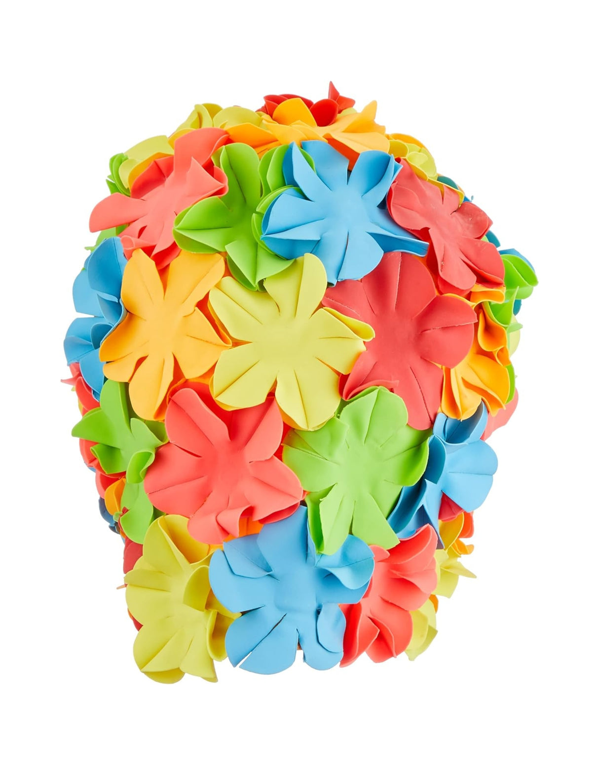 Fashy Flower Rubber Swim Cap - Multicolour - Product Back