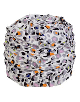 Fashy Pleated Soft Fabric Cap - Multi - White/Multi - Product 