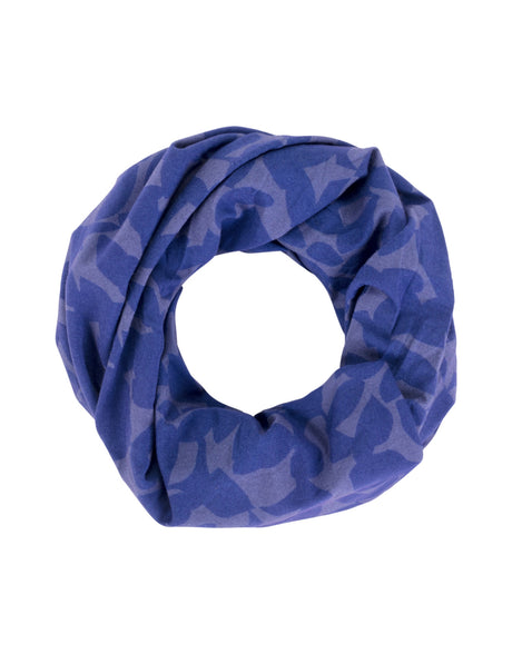 Fashy Multi-functional Soft Fabric Scarf - Multi - Blue