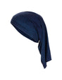 Fashy Multi-functional Soft Fabric Scarf - Navy - Product Side