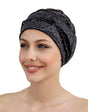 Fashy Sparkle Fabric Swim Cap - Black