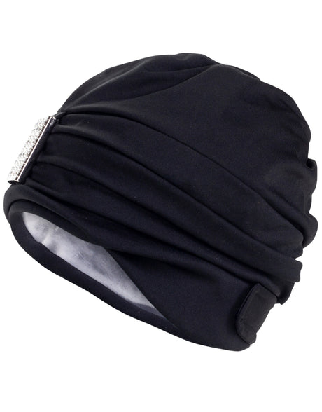 Fashy Diamante Swim Cap - Black