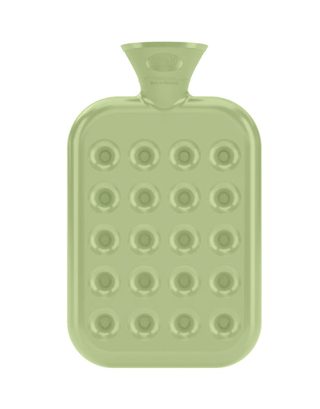 Fashy 1.2 Litre Honeycomb Pattern Hot Water Bottle - Green