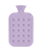 Fashy 1.2 Litre Honeycomb Pattern Hot Water Bottle - Purple