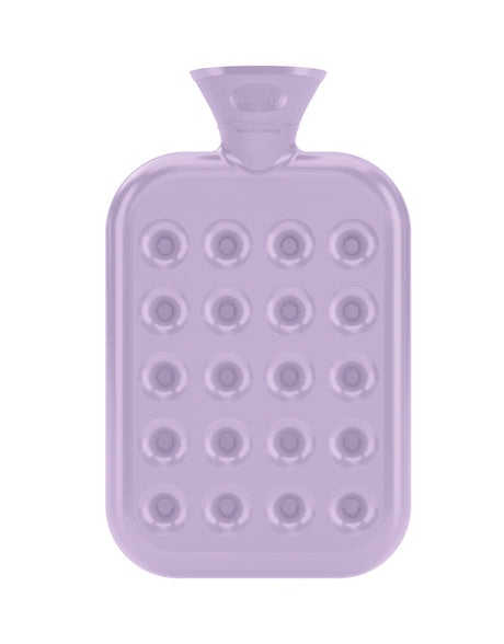 Fashy 1.2 Litre Honeycomb Pattern Hot Water Bottle - Purple
