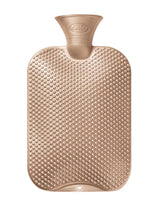 Fashy 2 Litre Single Ribbed with Massage Knob Hot Water Bottle