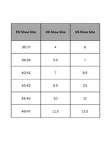 Fashy Unisex Aqua Walker Shoe - Blue- Size Guide